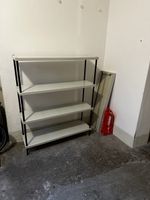 Vintage Regalloch Steckregal, 5 Regale und Deckelabschluss