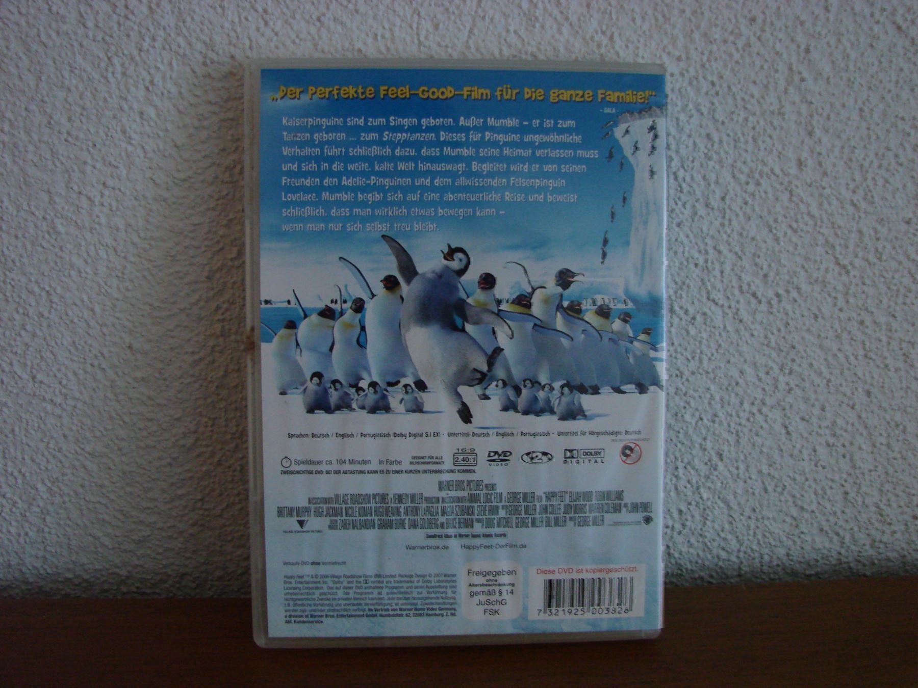 Tutti i DVDs: Happy Feat  Animationsfilm – Usato da Hochdorf venduto da Aguadulce 1