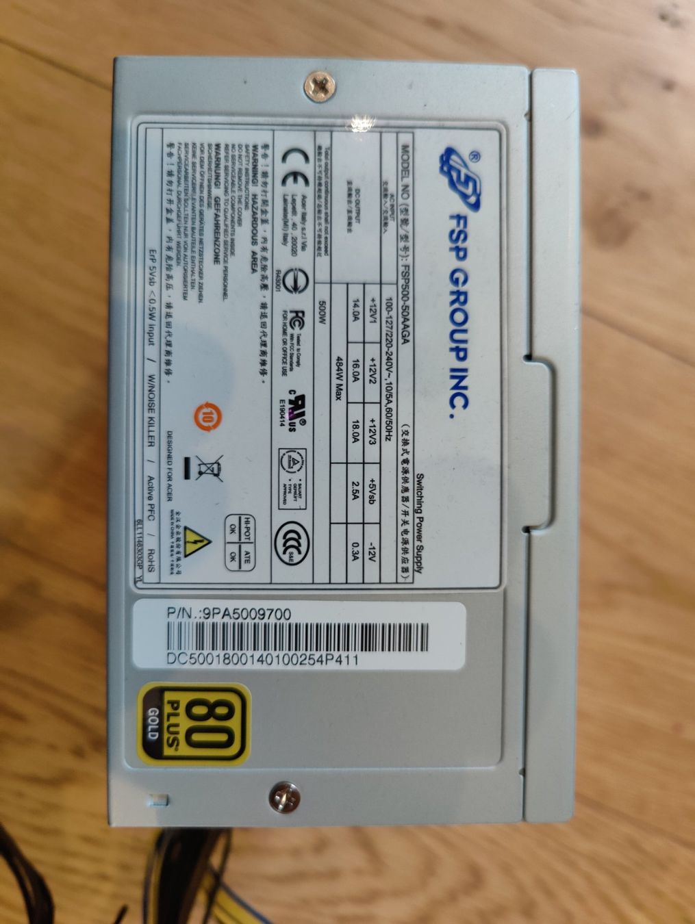 Componenti elettronici: FSP 500-60AGA Netzteil - 500W – Usato da Rheinau venduto da gastaccount