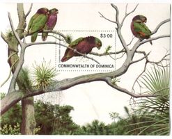 Block "Papageien". Dominica
