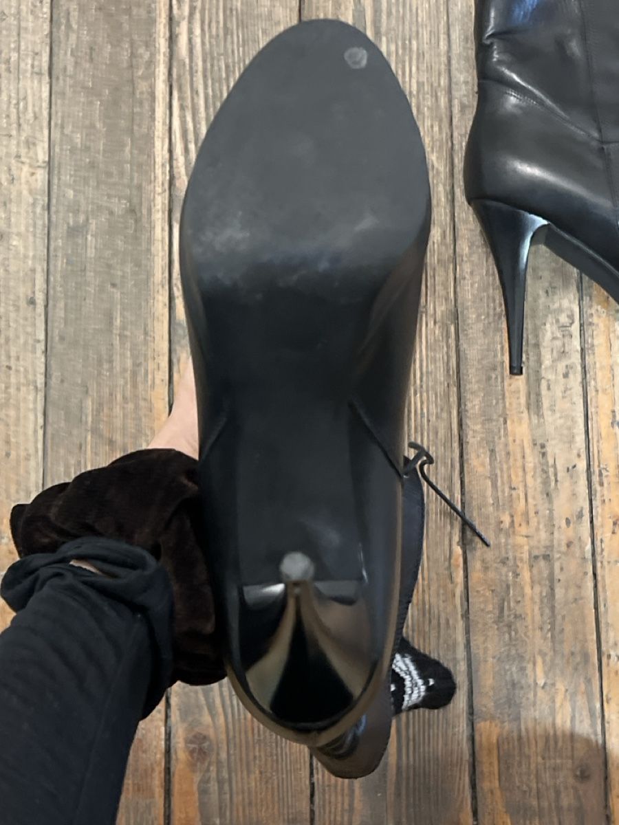 Damenschuhe: Schwarze Winter Stiefeletten, Leder, Gr. 39 – Gebraucht aus Zürich von HeliK 1