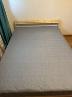 IKEA Bed Frame with Mattress & Slatted Base