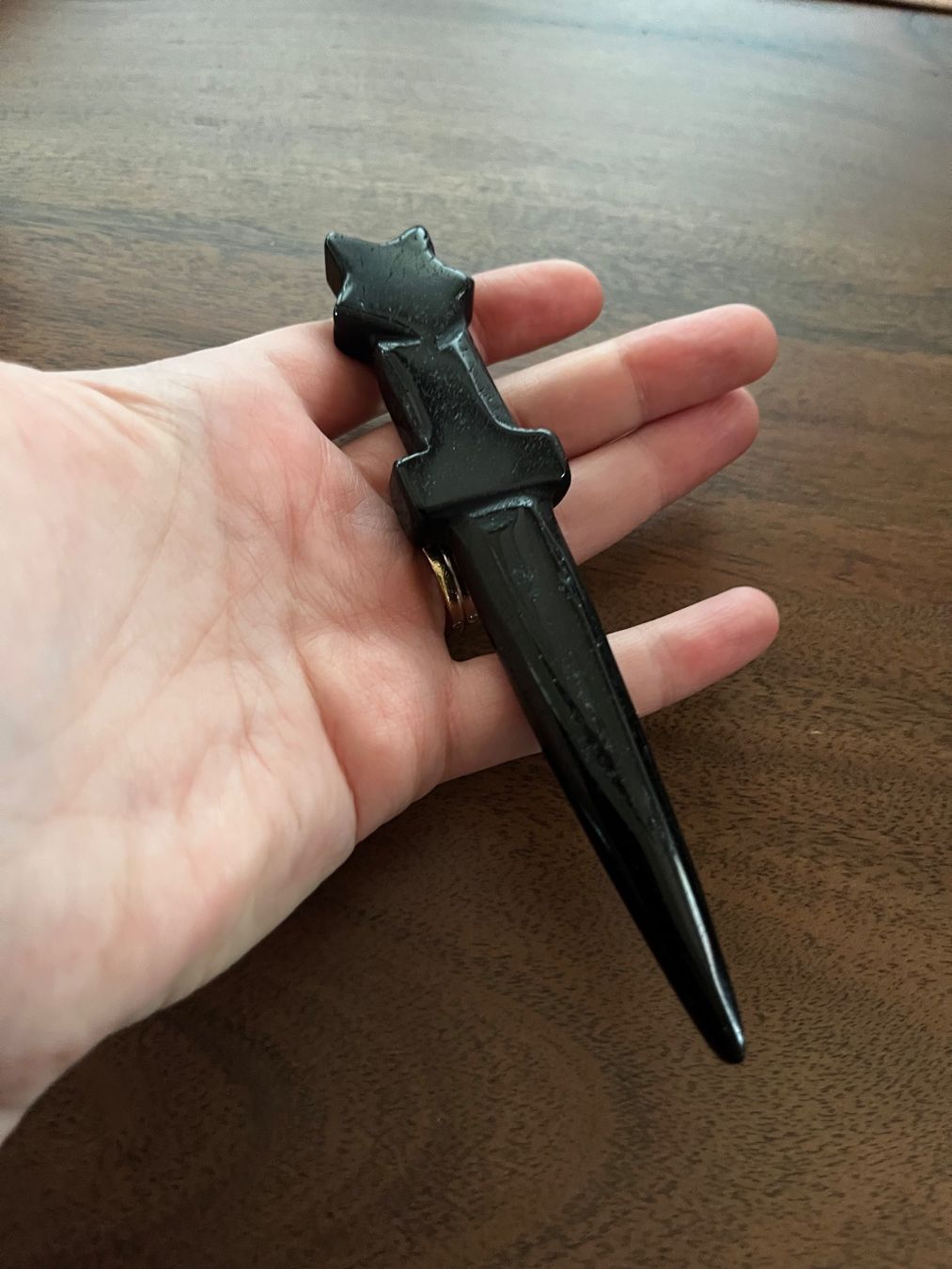 Alle Dekorationen: Ritualmesser/ Deco (Schwarzer Obsidian) – Neu (gemäss Beschreibung) aus Gams von Mariawicca 3
