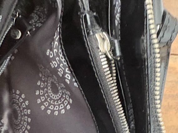 Abro Borse da donna: Damen Handtasche ABRO Leder schwarz lackiert – Usato da Altdorf UR venduto da Regulo 2