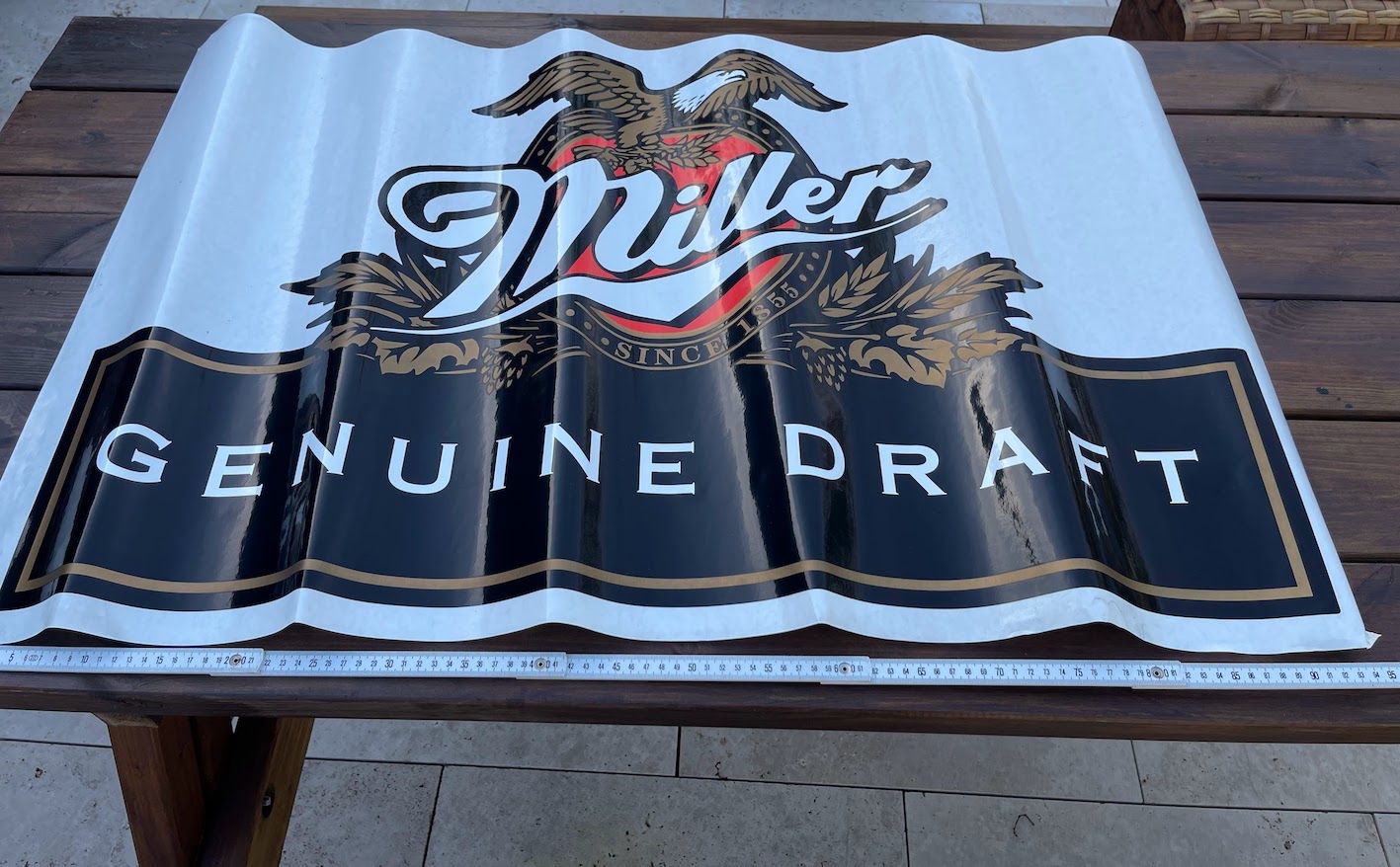 Sticker: XXL Kleber MILLER Genuine Draft / USA – Nuovo (secondo la descrizione) da kallnach venduto da Frankincense 5