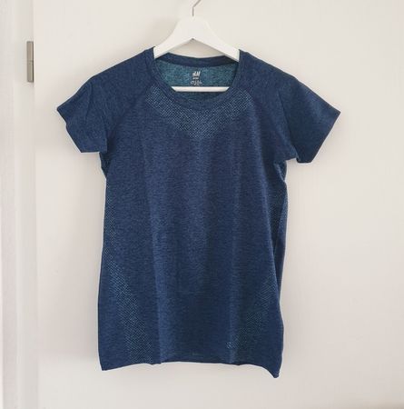 Sommer Sport Shirt blau S/36 - Sport, Running, Wandern