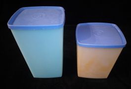 2 TUPPERWARE Dosen quadratisch Vintage 1.8 L und 1.4 L