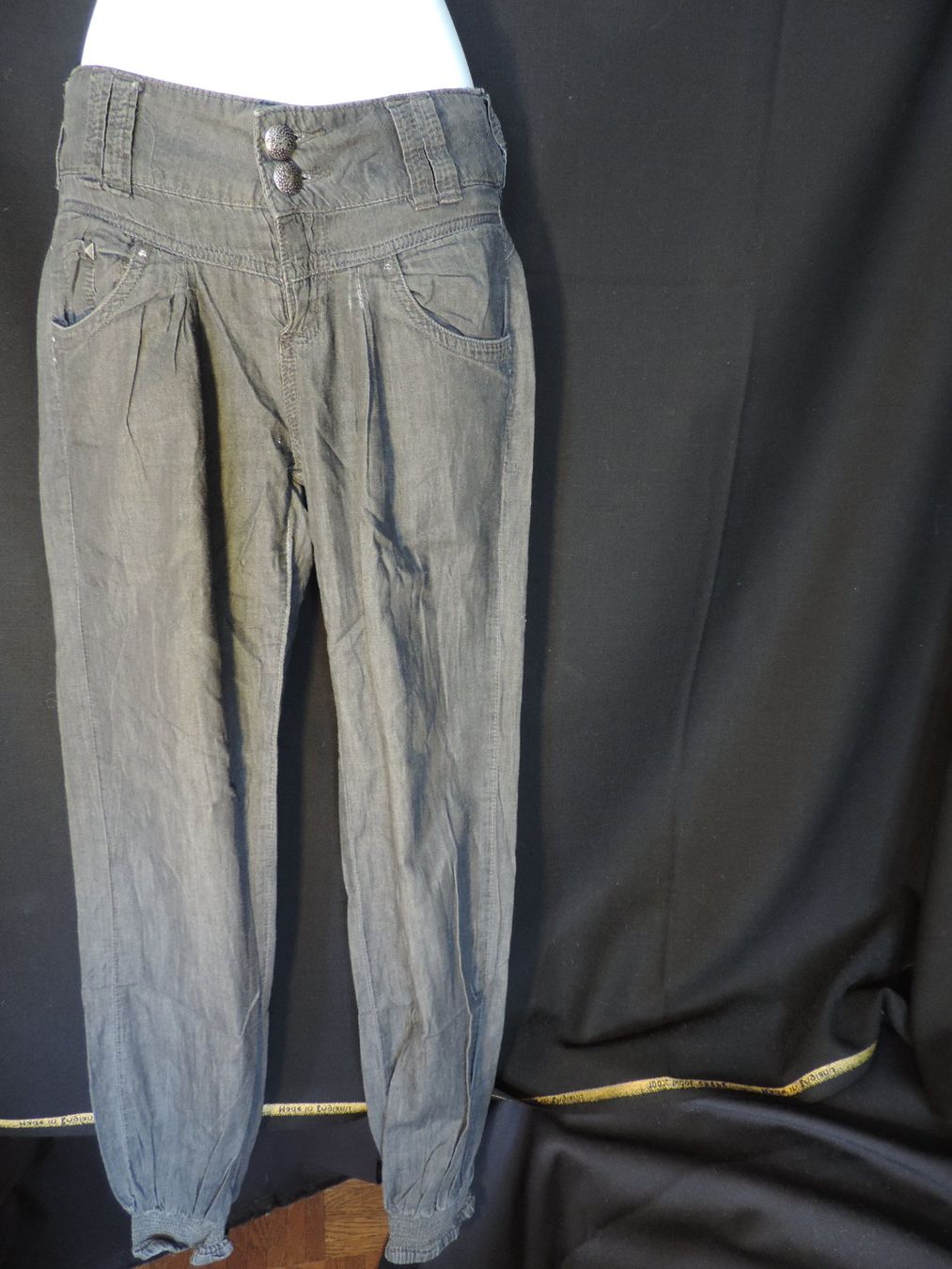 Jeans: jeans souple noir gris – Usato da Genève venduto da Axelle333 9