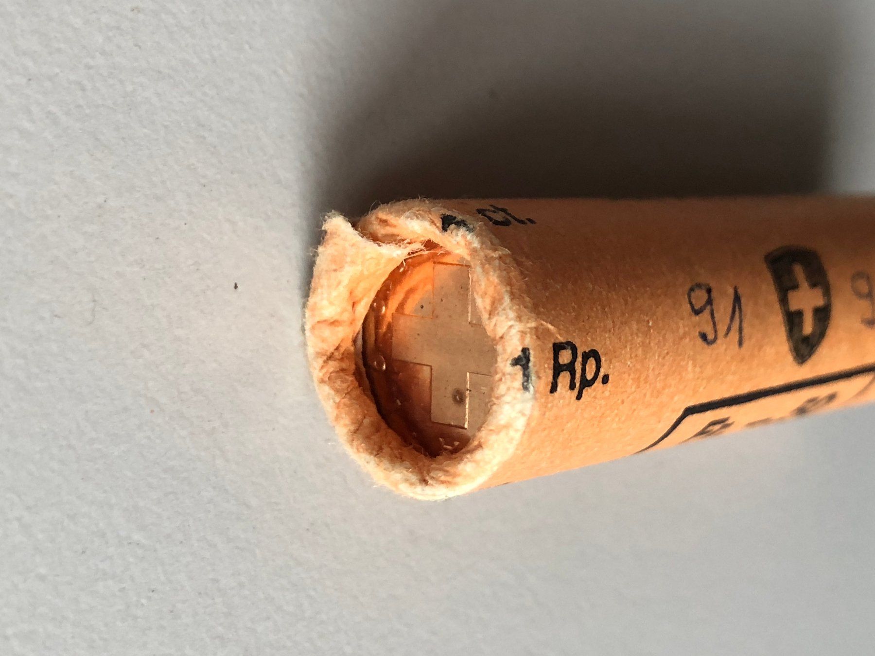 Tutti le monete: 1 Rp. Originalrolle 1991 Gratis Versand – Nuovo e nell'imballaggio originale da Schötz venduto da Odpa 1