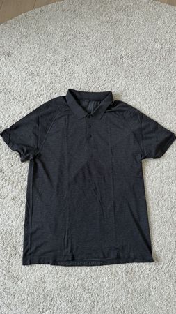 Lululemon Polo Shirt, Anthrazit (Grösse L)