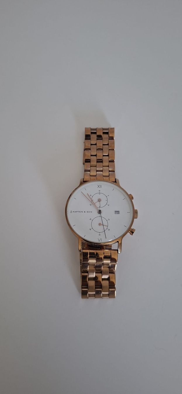 Kapten & Son Orologi: Roségoldene Kapten & Son Uhr – Usato da Effretikon venduto da Malou