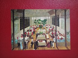 AK naive Kunst Paris "Restaurant belle Epoque" R. Rousseau