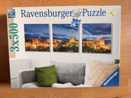 Ravensburger Puzzle 3x500 Teile OVP