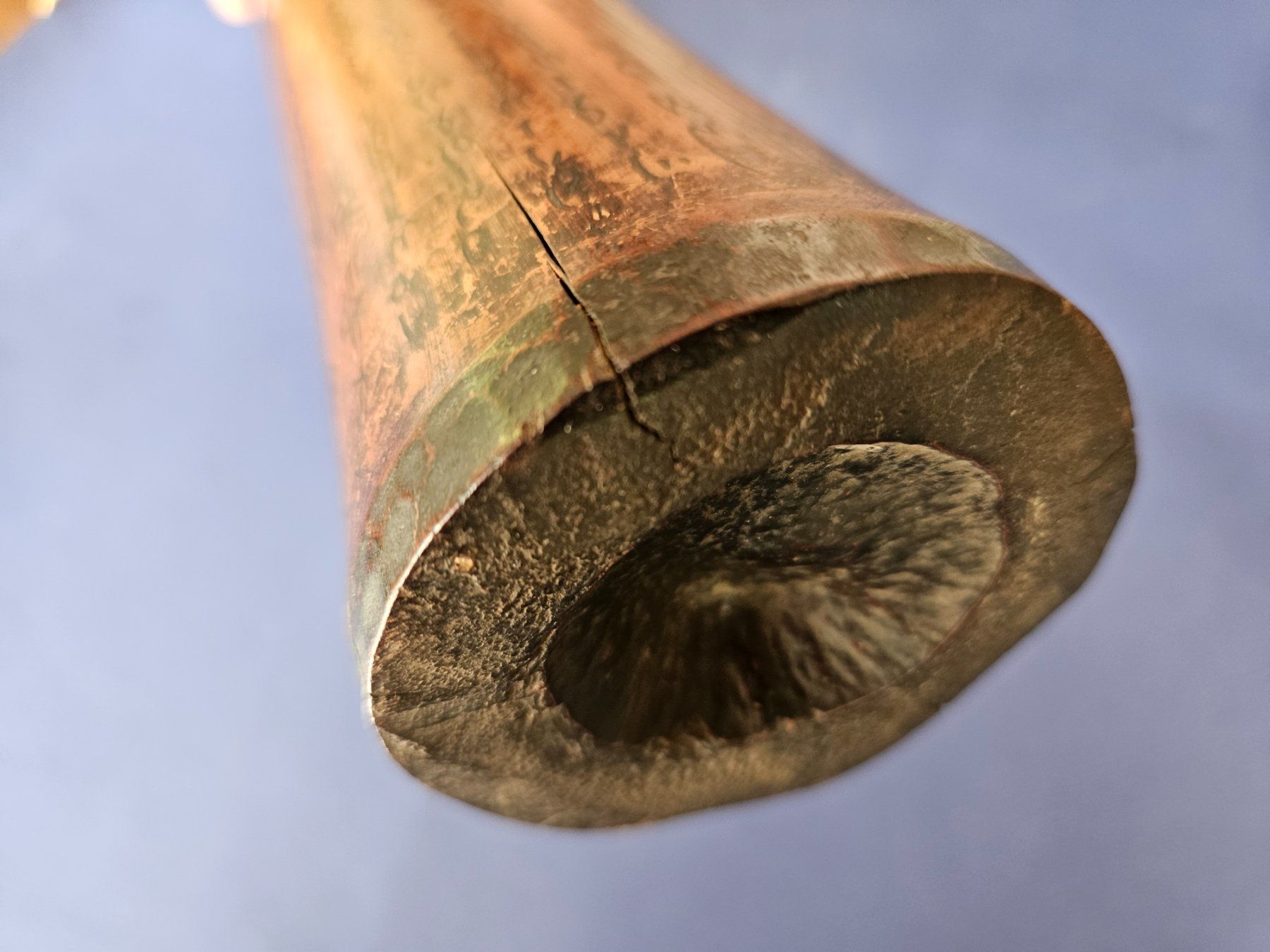Articoli in legno: Antiker Bambusrohr-Kalender Borneo. – Usato da Wisen SO venduto da gralstrand 5
