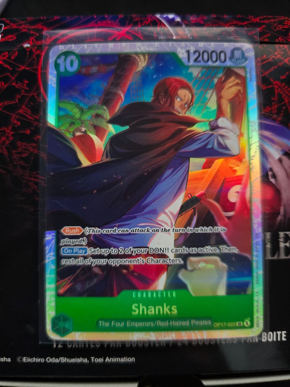 Bandai Carte collezionabili: Shanks OP17-022 SR – Nuovo (secondo la descrizione) da Chur venduto da Casdo