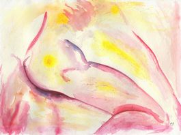 Aquarell: Thigh