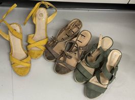 Paket mit Espadrilles/Sandalen