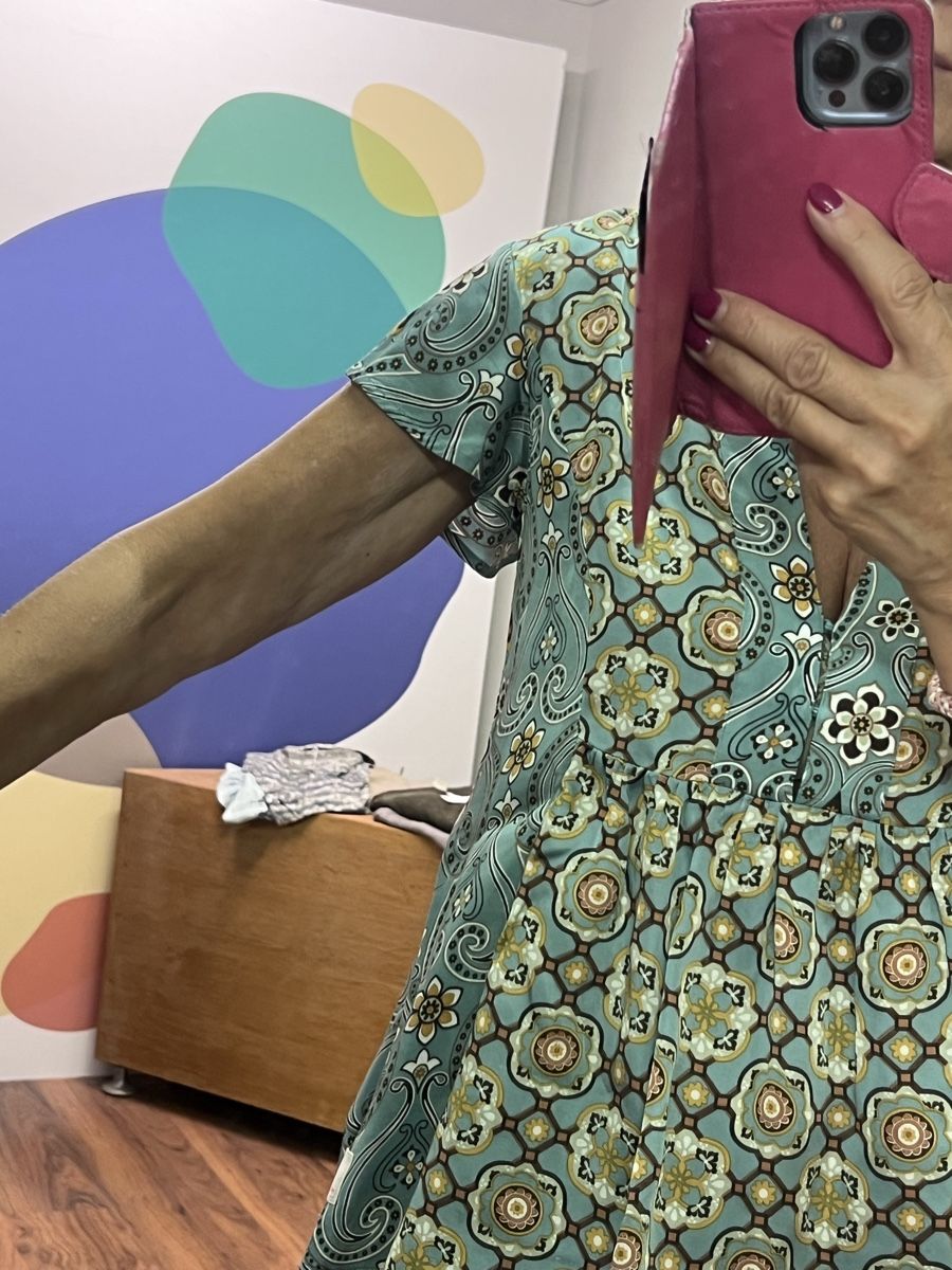 Odd Molly Blusen: Bluse Odd Molly Grösse 0 Viscose hellblau gemustert neu – Neu und originalverpackt aus Burgdorf von puppennetz 2