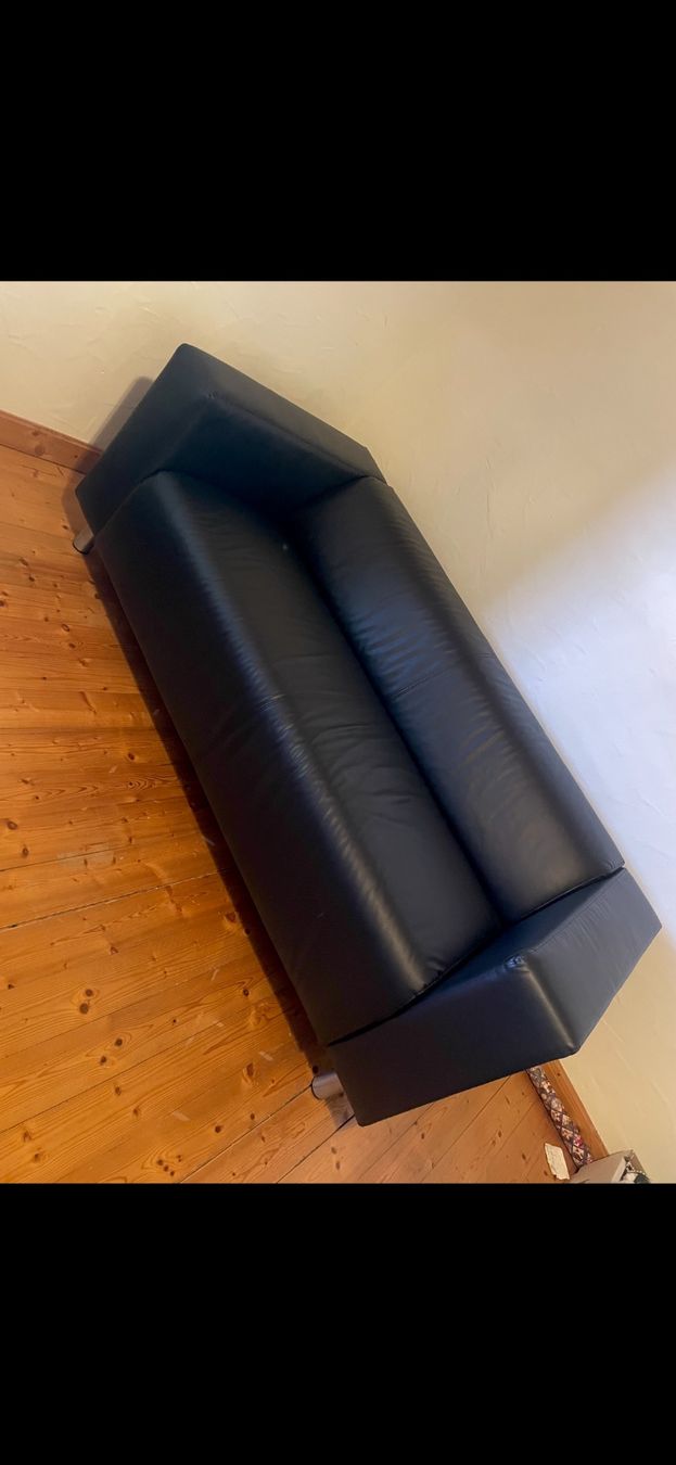 Ikea Divani: Elegantes Kunst Ledersofa – Usato da Zofingen venduto da ste_cpq6
