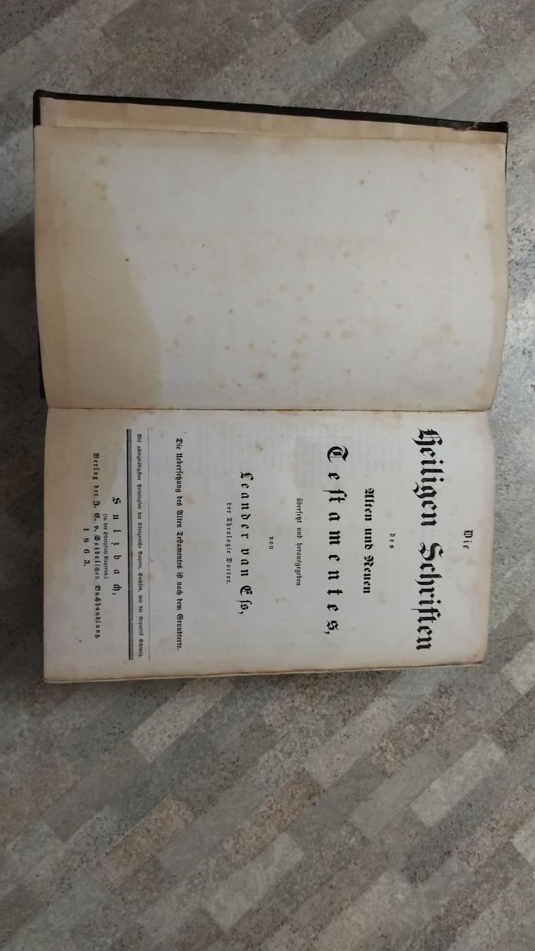 Libri: Antike BIBEL 1863 – Usato da Stein AR venduto da Ceretta