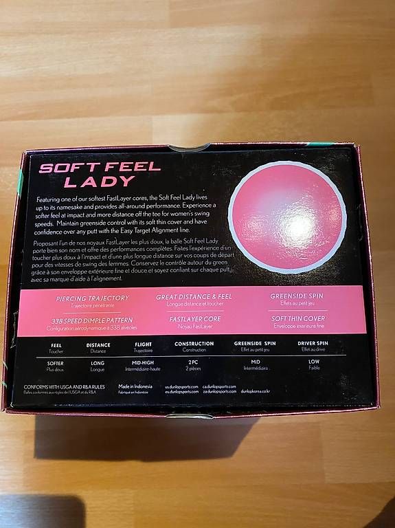 Srixon Bälle: Neue Golfbälle Srixon Soft Feel Pink – Neu und originalverpackt aus Aarberg von GolFamin 2