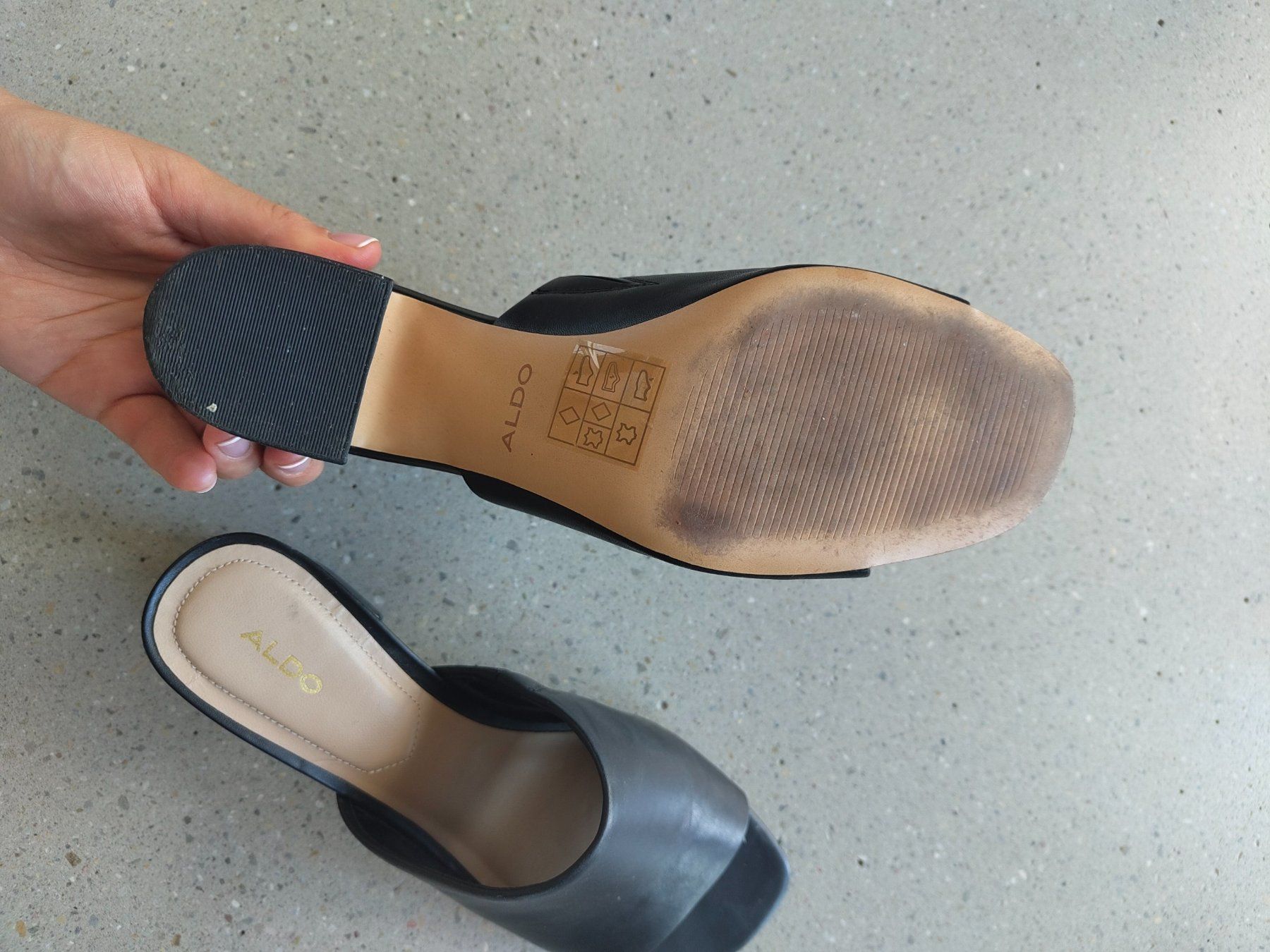 Aldo Scarpe da donna: ALDO Sandaletten Mules schwarz, Gr. 39 – Usato da Regensdorf venduto da kat_5n2y 1