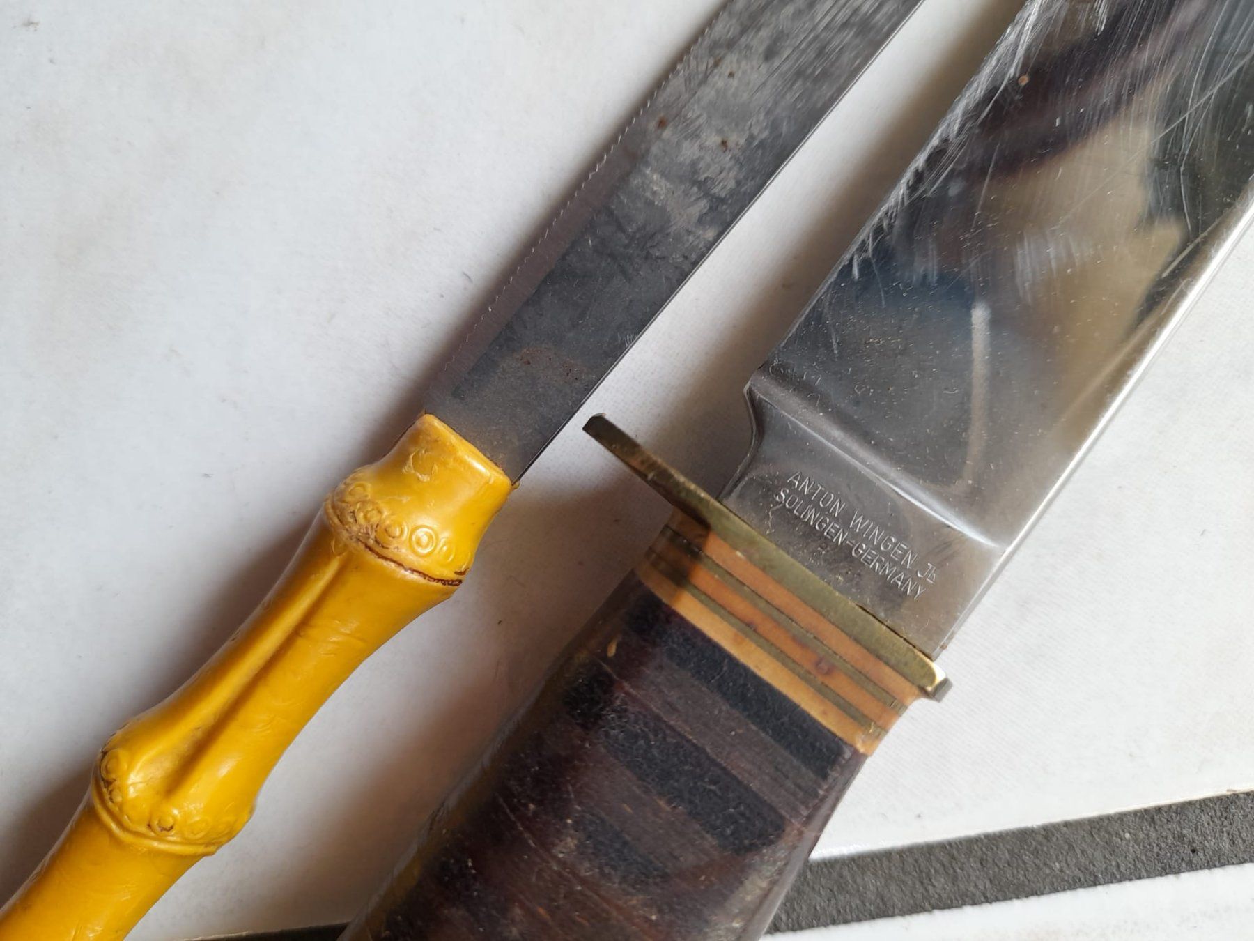 Solingen Coltelli: Messer - Anton Wingen Solingen Western Germany + Fixwell – Usato da Basel venduto da ARTICTED 1