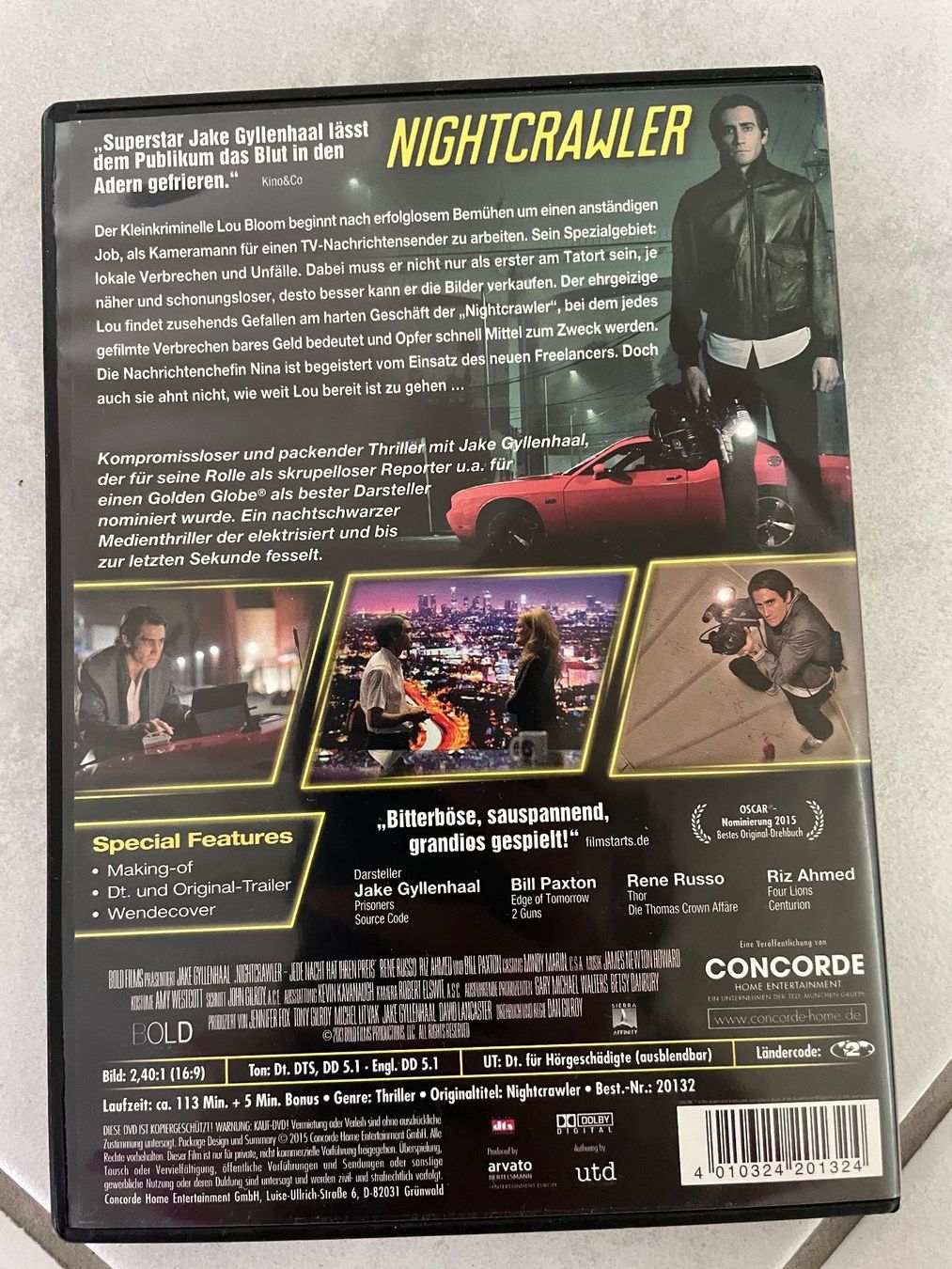 Tutti i DVDs: Nightcrawler DVD mit Jake Gyllenhaal – Usato da Luzern venduto da Selina1997 1