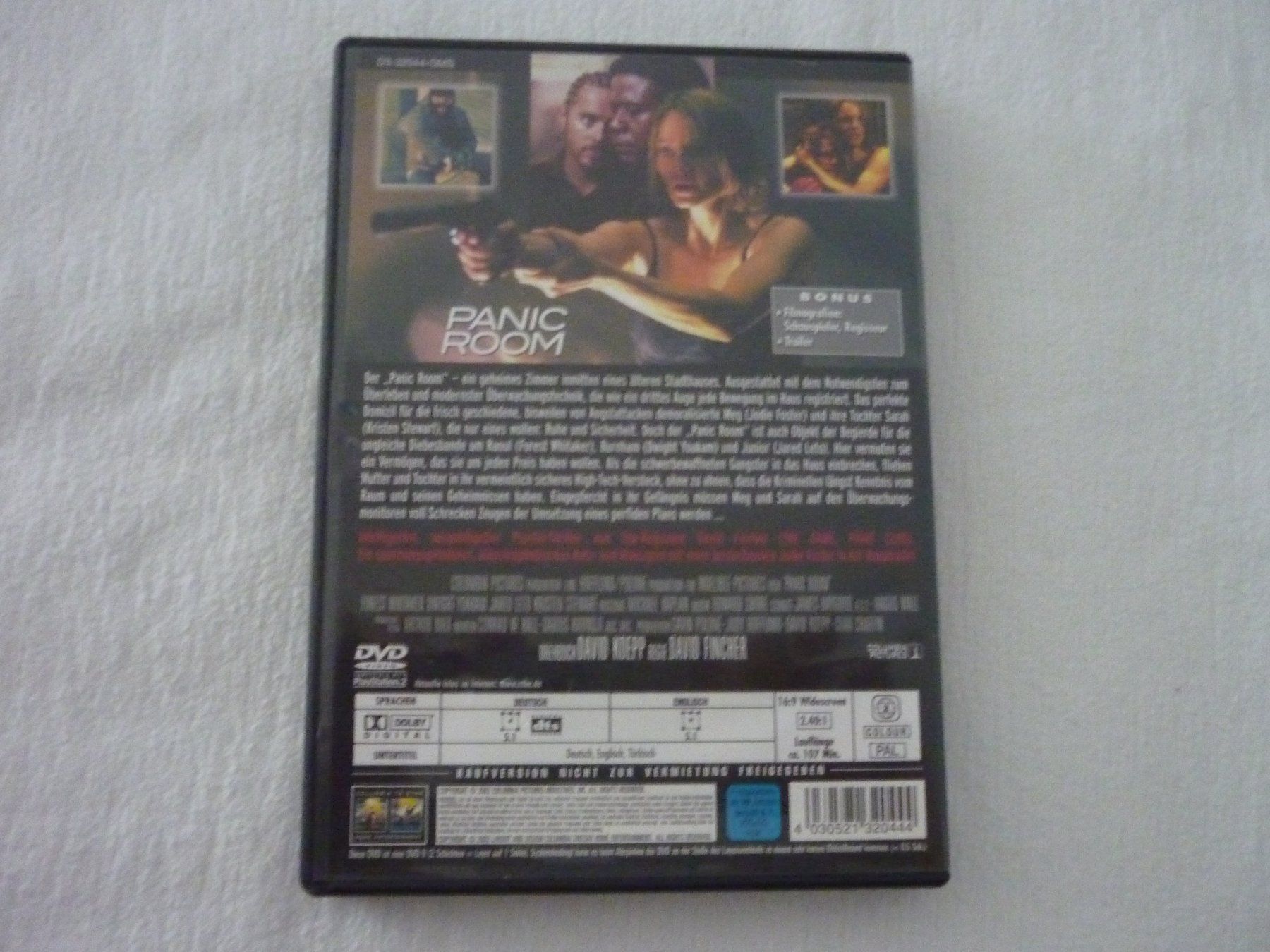 Tutti i DVDs: DVD Panic Room – Usato da Vaduz venduto da red94angel 1