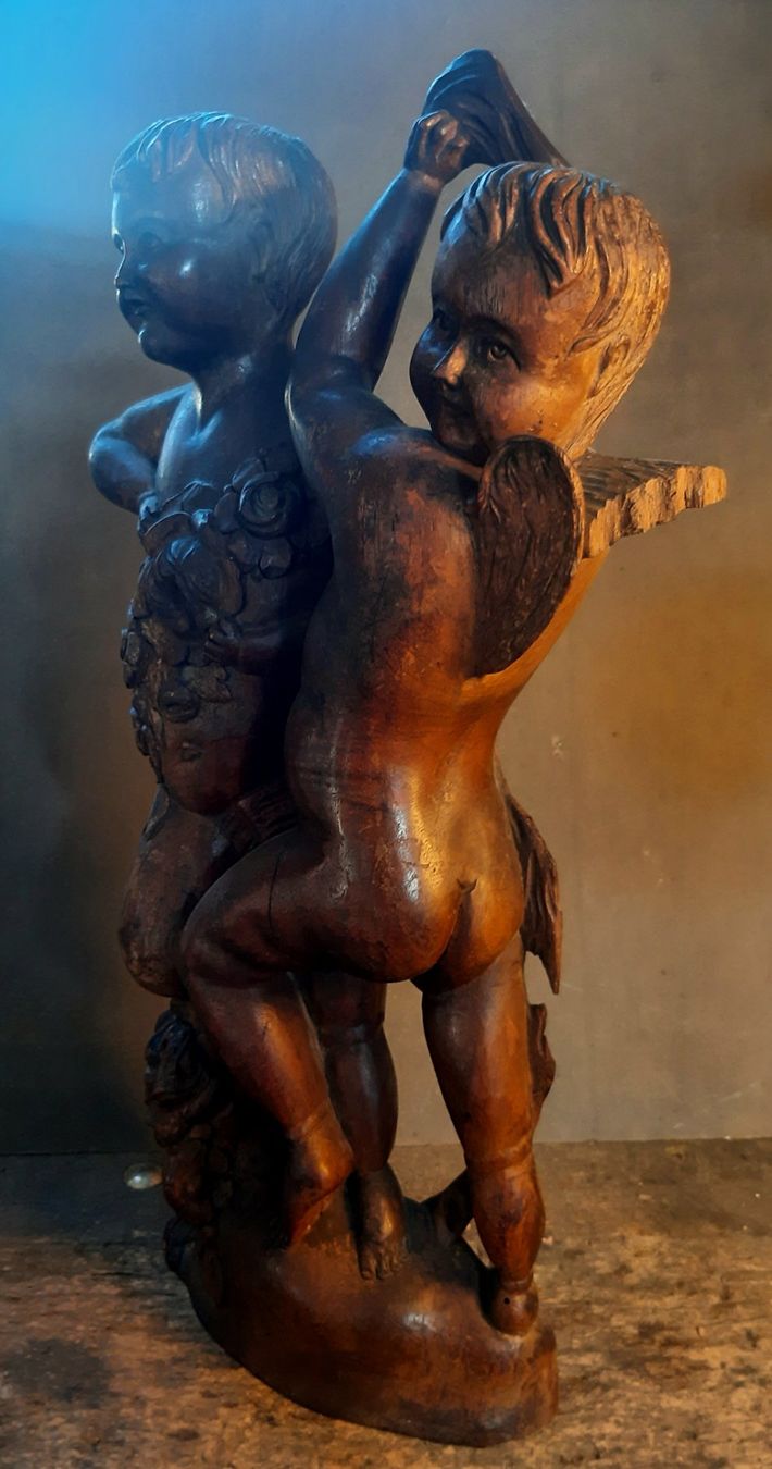 Skulpturen & Statuen: Antike Barock Holz Skulptur – Gebraucht aus Arbon von torso444 2
