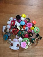 Ohrclips Konvolut bunte Modeschmuck Teile guter Zustand