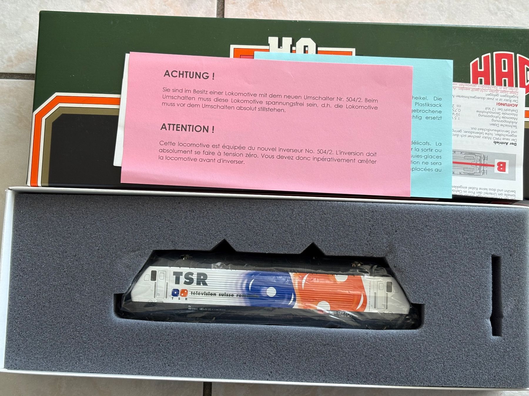 Hag Modellini di ferrovie: Hag 280 Elok 460 TSR SBB – Nuovo (secondo la descrizione) da Hauterive NE venduto da eriamch 5