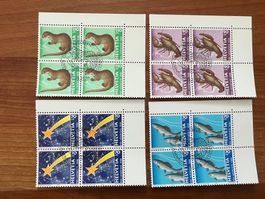 1996 CH Erstag gest.Viererblock mit Tab  (K145)