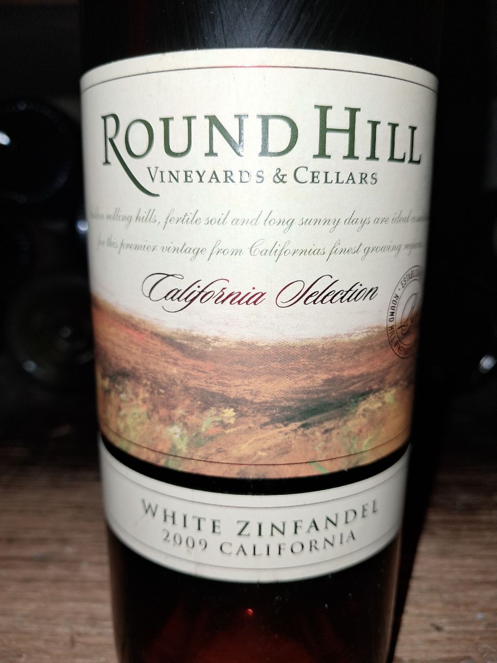 Wein: Round hill selection white zinfandel rosé 2009 – Neu und originalverpackt aus Le locle von juliensaran 1