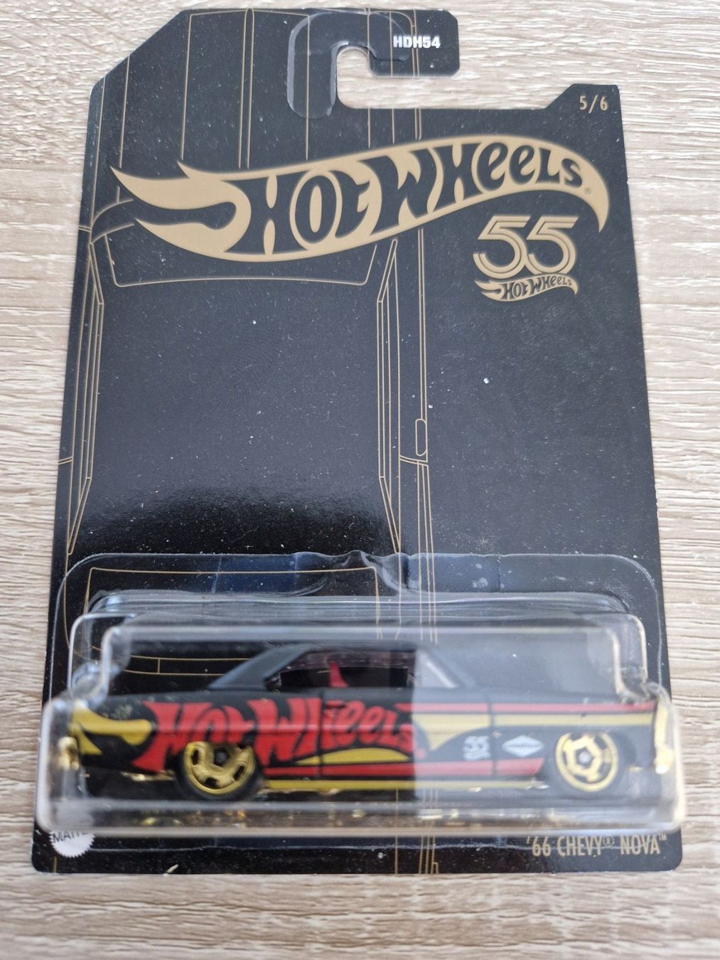 Hot Wheels Modellini d'auto: Hotwheels 66 Chevy Nova, 55 Jahre Edition – Nuovo e nell'imballaggio originale da Untervaz venduto da Mudskipper