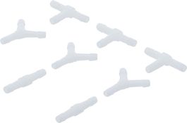Schlauchverbinder-Set, kraftstoffbeständig, 3mm, 8-tlg.