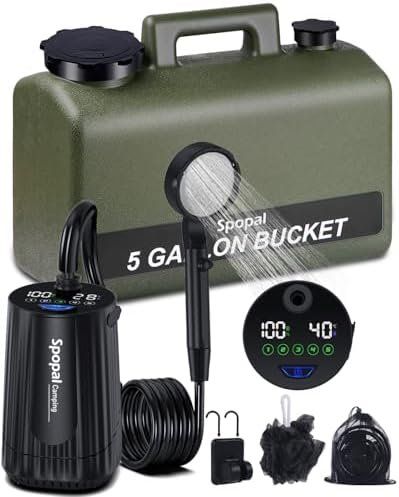 Docce: Camping Dusche 10000mAh Campingdusche Tragbare 20L Akku – Nuovo e nell'imballaggio originale da Hundwil venduto da pak_7zvn 1