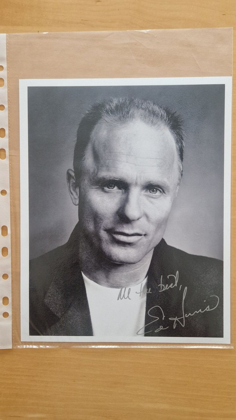 Autogramme: Ed Harris, Original Autogramm auf Grossfoto s/w – Gebraucht aus Salmsach von Schusoa