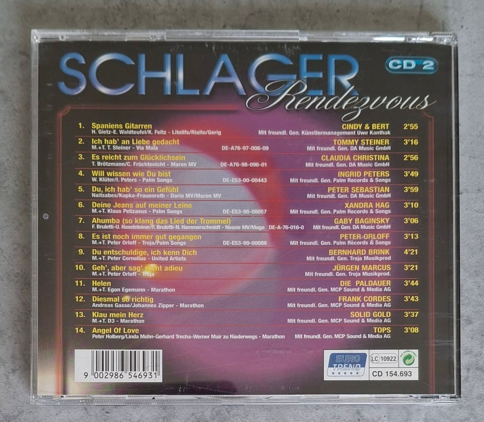 CD: Schlager Rendezvous CD 2 – Usato da Reinach BL venduto da Chela04 1