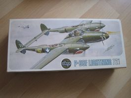 P 38 F Lightning  1:72 Airfix Bausatz RARITÄT