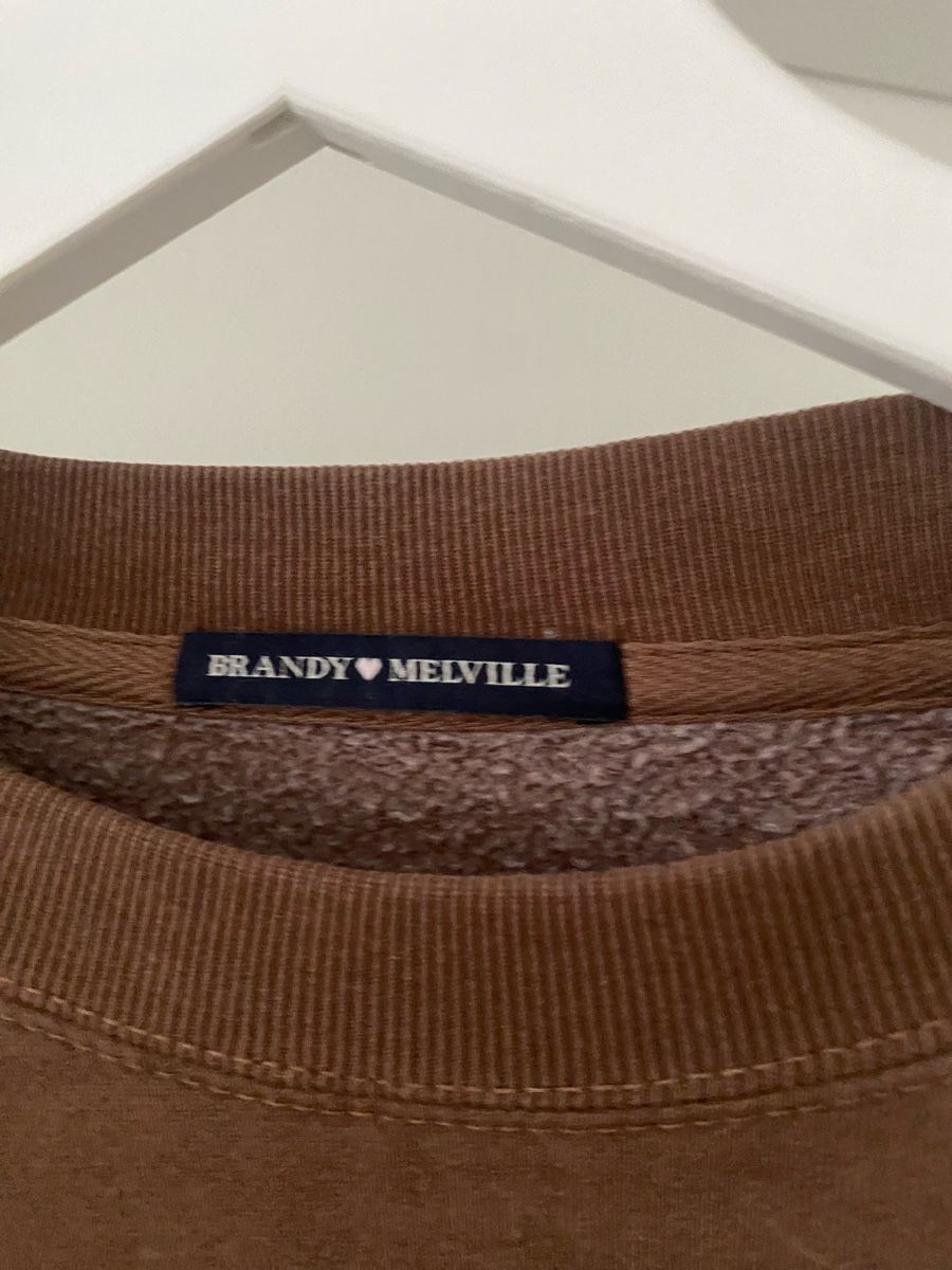 Brandy Melville Pullover & Sweatshirts: Brandy Melville Sweatshirt Braun Oversized Gr. S – Neu (gemäss Beschreibung) aus Luzern von nee_zjh6 1