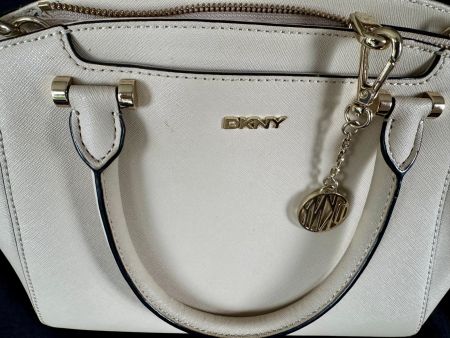 DKNY Damen Tasche Weiß/Creme – Schultertasche & Handtasche
