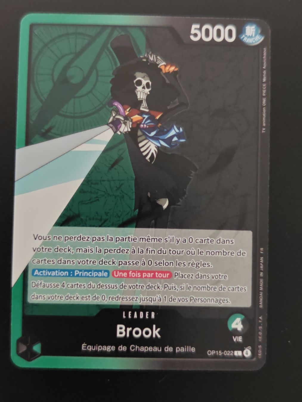 Carte collezionabili: One Piece - Brook OP15-022 Fr – Usato da Cormondreche venduto da pajojo