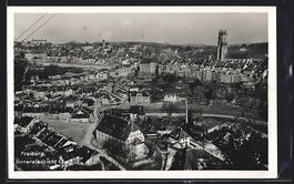 Freiburg, Generalansicht aus der Vogelsc