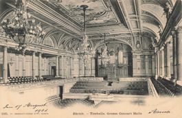 Zurich Tonhalle grosse concert halle