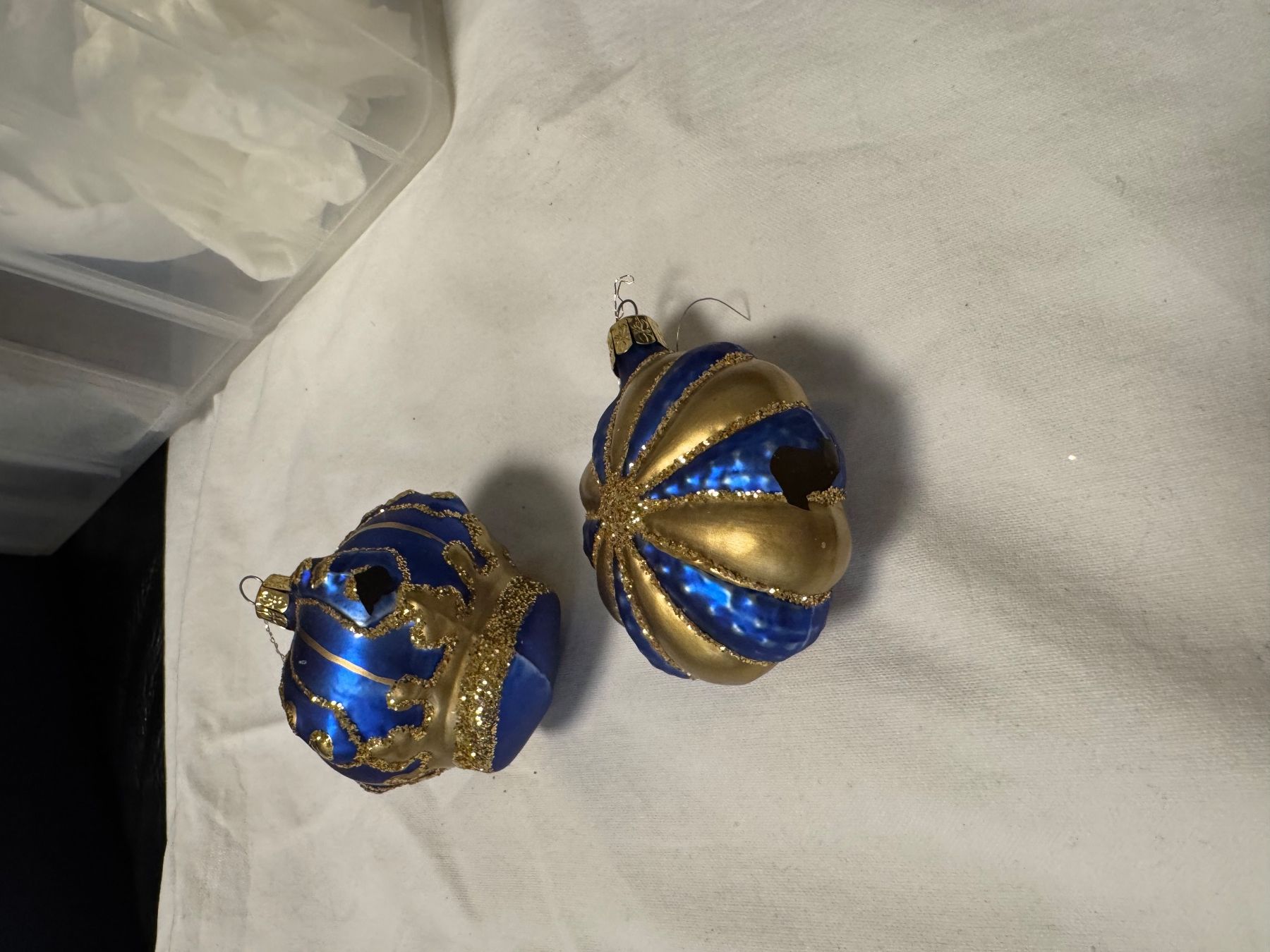 Tutte le decorazioni: Vintage Christbaumschmuck blau/gold – Usato da Diegten venduto da Sandor29388 6