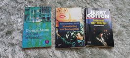 3 Bücher: Thomas Mann, Jerry Cotton, J.-D. Bauby 📚 Sale!