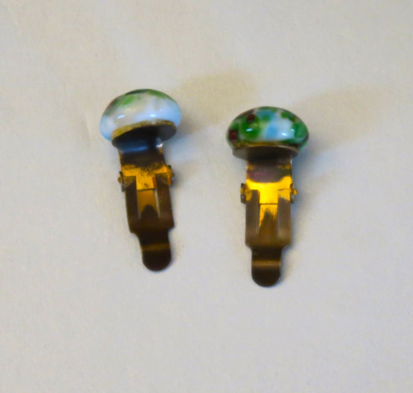 Orecchini pendenti & Orecchini a lobo: Ohrclip Glas "Wiese" – Usato da Brittnau venduto da marlenestone 5