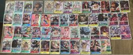 50 One Piece Karten, SR‘s, SEC, Promo