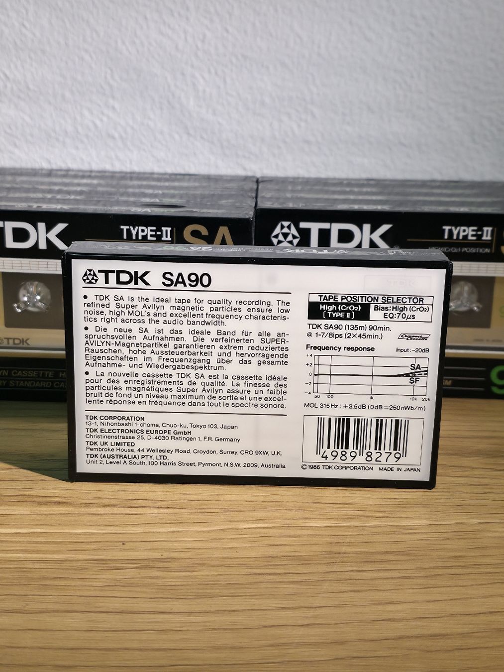 Cassettes audio: TDK SA 90 - TYPE II - HIGH POSITION - NOS – Neuf avec emballage d'origine à Dietlikon par litisop 1